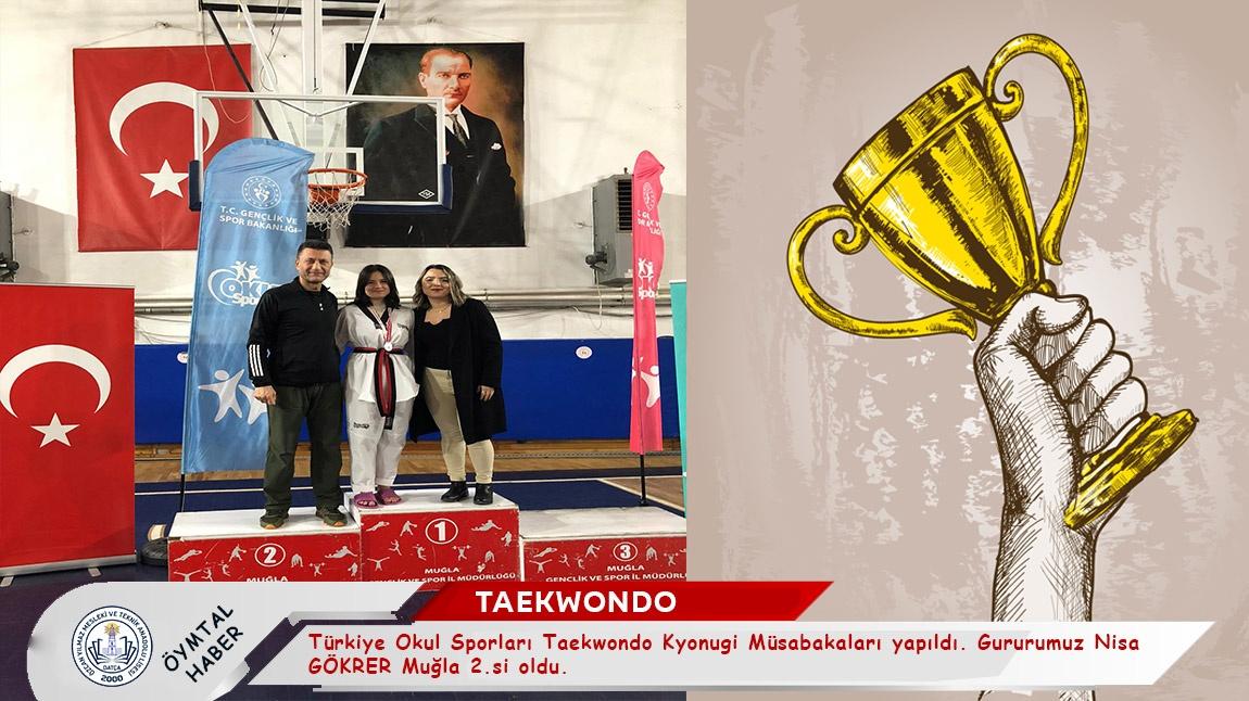Türkiye Okul Sporları Taekwondo Kyorugi Müsabakaları yapıldı